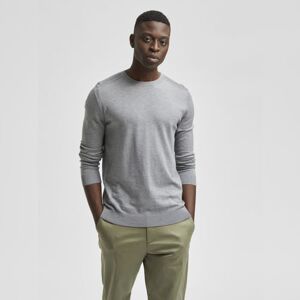 SELECTED HOMME Grey Crew Neck Pullover