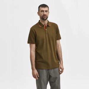 SELECTED HOMME Olive Polo T-shirt