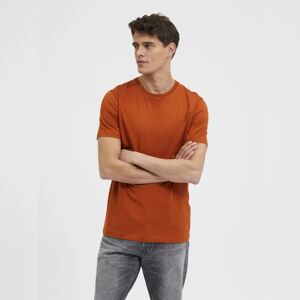 SELECTED HOMME Orange Crew Neck T-shirt