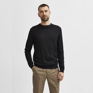 SELECTED HOMME Black Regular Fit Pullover