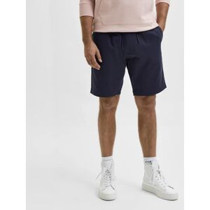 SELECTED HOMME Blue Organic Cotton Sweatshorts