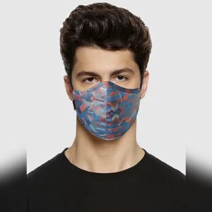 JACK & JONES JACK&JONES Blue Abstract Print Mask with 3 Changeable PM 2.5 Filter