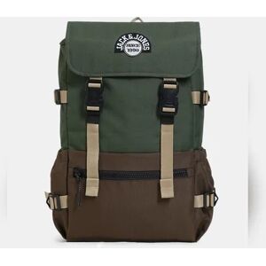 JACK & JONES JACK&JONES Green Colourblocked Backpack