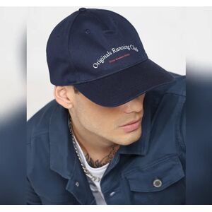 JACK & JONES JACK&JONES Blue Embroidered Baseball Cap