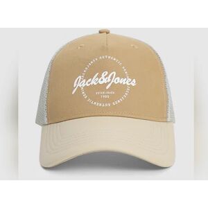 JACK & JONES JACK&JONES Beige Colourblocked Mesh Cap