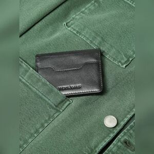 JACK & JONES JACK&JONES Black Premium Leather Card Holder