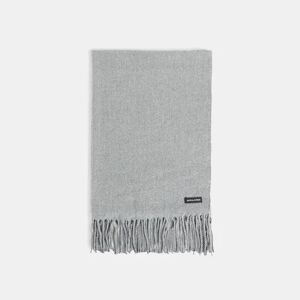 JACK & JONES JACK&JONES Grey Woven Fringe Detail Scarf