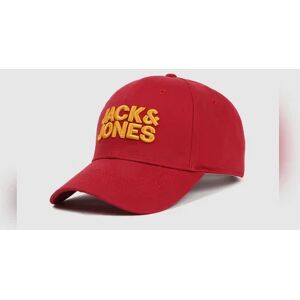 JACK & JONES JACK&JONES Red Logo Print Baseball Cap