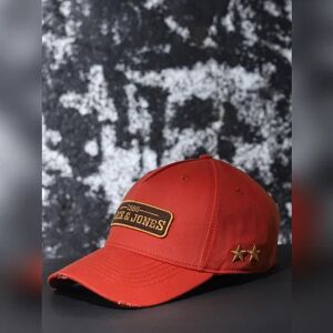 JACK & JONES JACK&JONES Orange Embroidered Logo Baseball Cap