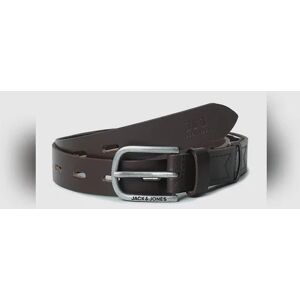 JACK & JONES JACK&JONES Brown Leather Cut-Out Detail Belt