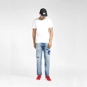 JACK & JONES JACK&JONES Blue Low Rise Glenn Slim Fit Jeans