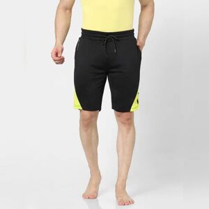 JACK & JONES JACK&JONES Black Colourblocked Gym Shorts