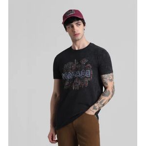 JACK & JONES JACK&JONES Black Graphic Print T-shirt