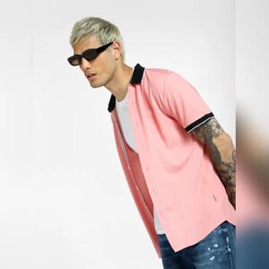 JACK & JONES JACK&JONES Pink Half Sleeves Shirt