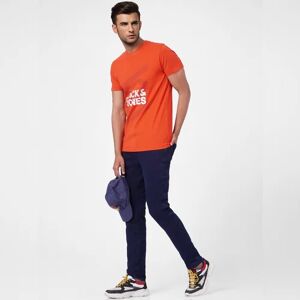 JACK & JONES JACK&JONES Red Graphic Print Crew Neck T-shirt