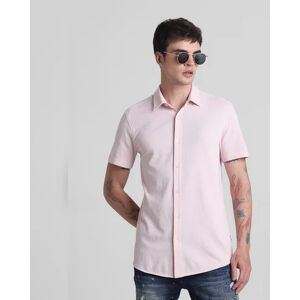 JACK & JONES JACK&JONES Pink Knitted Short Sleeves Shirt