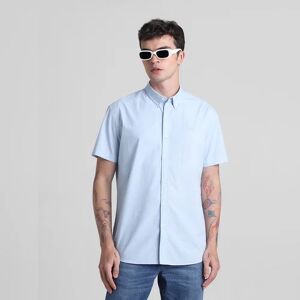 JACK & JONES JACK&JONES Blue Cotton Short Sleeves Shirt