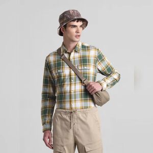 JACK & JONES JACK&JONES Green Check Full Sleeves Shirt