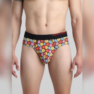 JACK & JONES JACK&JONES Multi-Colour Hearts Print Briefs