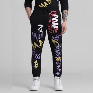 JACK & JONES JACK&JONES Black Graffiti Co-ord Set Sweatpants