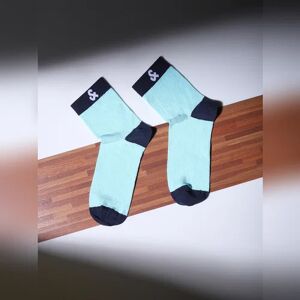 JACK & JONES JACK&JONES Green Colourblocked Mid-Length Socks