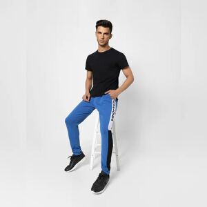 JACK & JONES JACK&JONES Blue Mid Rise Tape Detail Sweatpants