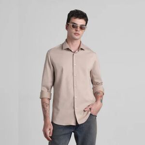 JACK & JONES JACK&JONES Brown Formal Full Sleeves Shirt