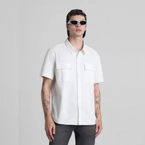 JACK & JONES JACK&JONES Off-White Oversized Short Sleeves Shirt