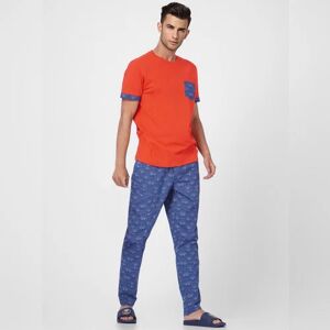 JACK & JONES JACK&JONES Red T-shirt & Printed Pyjama Set