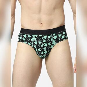 JACK & JONES JACK&JONES Black Printed Briefs