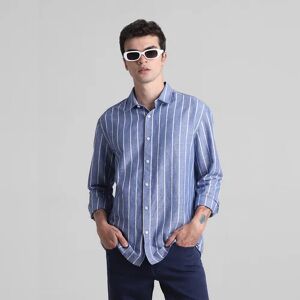 JACK & JONES JACK&JONES Blue Striped Full Sleeves Shirt