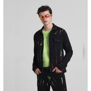 JACK & JONES JACK&JONES Black Paint Print Co-ord Set Jacket