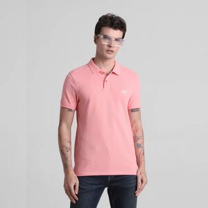 JACK & JONES JACK&JONES Pink Cotton Polo T-shirt