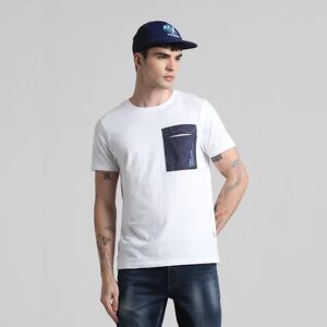 JACK & JONES JACK&JONES White Pocket Detail Crew Neck T-shirt