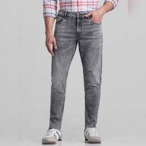 JACK & JONES JACK&JONES Light Grey Mid Rise Brak Slim Fit Jeans