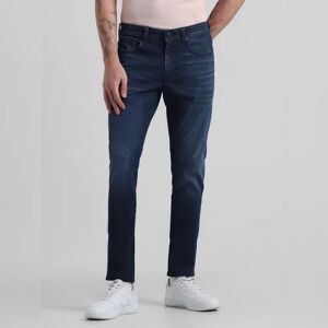 JACK & JONES JACK&JONES Dark Blue Low Rise Glenn Slim Fit Jeans