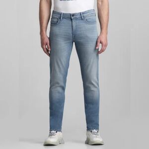 JACK & JONES JACK&JONES Light Blue Low Rise Washed Skinny Jeans