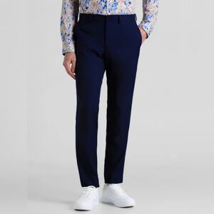 JACK & JONES JACK&JONES Navy Blue Mid Rise Twill Trousers