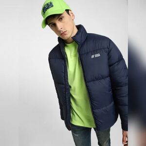 JACK & JONES JACK&JONES Dark Blue High Neck Puffer Jacket