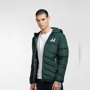 JACK & JONES JACK&JONES Green Hooded Puffer Jacket