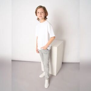 JACK & JONES JUNIOR JACK&JONES Boys Light Grey Mid Rise Straight Fit Jeans