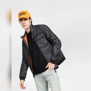 JACK & JONES JACK&JONES Dark Grey High Neck Jacket