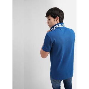 JACK & JONES JACK&JONES Dark Blue Polo Neck T-shirt