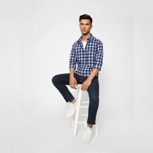 JACK & JONES JACK&JONES Blue Check Print Full Sleeves Shirt