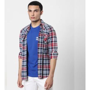 JACK & JONES JACK&JONES Blue Logo Print Crew Neck T-shirt