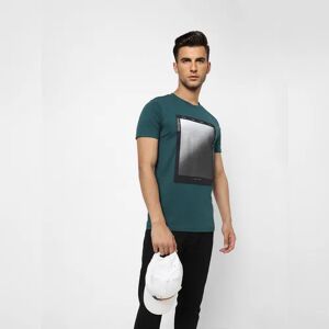 JACK & JONES JACK&JONES Dark Green Graphic Print Crew Neck T-shirt