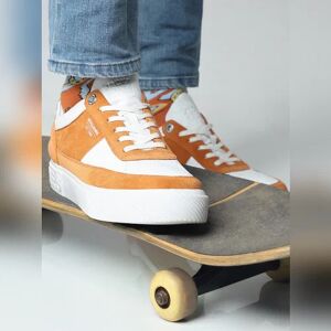 JACK & JONES JACK&JONES Orange Colourblocked Skater Sneakers