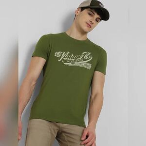 JACK & JONES JACK&JONES Green Graphic Print Crew Neck T-shirt