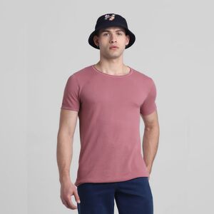 JACK & JONES JACK&JONES Pink Cotton Knitted T-shirt