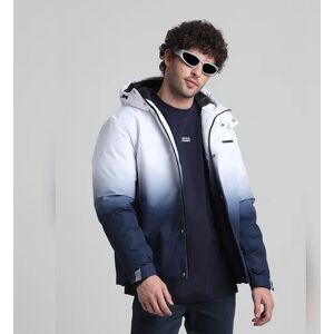 JACK & JONES JACK&JONES White Ombre Hooded Jacket